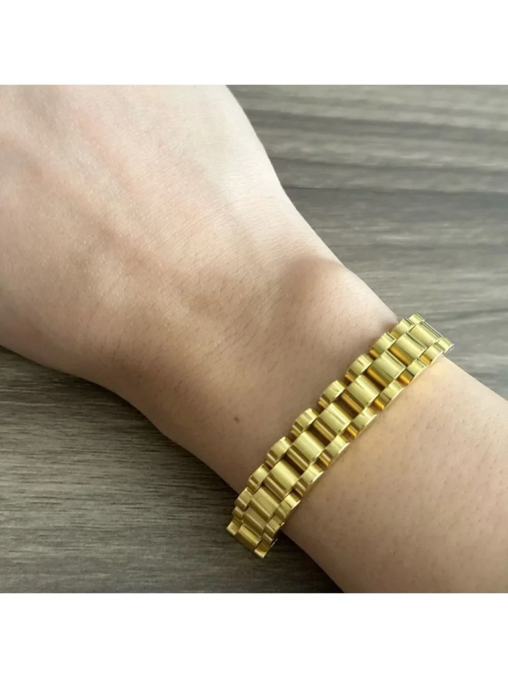 Link chain bracelet Q295